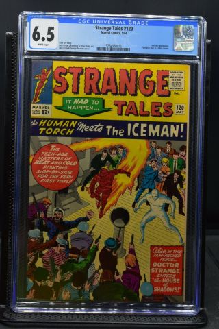 Strange Tales 120 Cgc 6.  5 White Pages Marvel 1964 Stan Lee Torch Dr Strange Ff