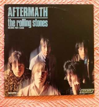 The Rolling Stones 1966 Aftermath Canada 1st Press Mono Lp Vg,