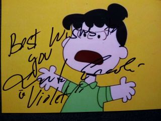 Linda Ercoli As Violet Hand Signed Autograph 4x6 Photo - Charlie Brown