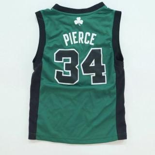 Boston Celtics Paul Pierce Adidas Solid Jersey Green Boys M