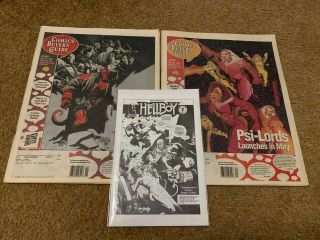 Comics Buyers Guide 1069 Reprint Sdcc 2 (1st App Hellboy) 1070 W/ Rare Insert