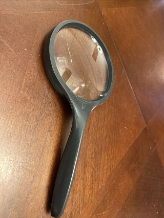Vintage Bausch & Lomb 4 Inch Magnifying Glass Magnifier Made In U.  S.  A