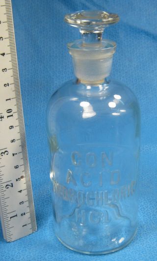 T.  C.  W.  250 Ml Embossed Bottle Con Hcl Acid I