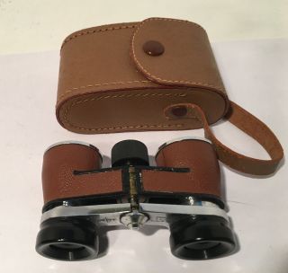 Vintage Swift Stadium Binoculars 3x °26 Model 769,  Leather Case Very Good Cond