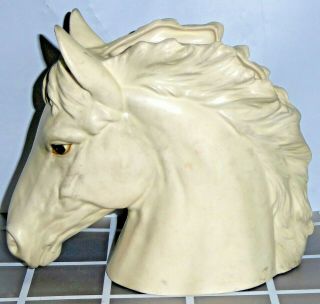 Inarco White Horse Head Planter Vase E1180
