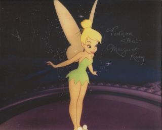 Walt Disney Movie Peter Pan Photo Signed By Tinker Bell Actress Margaret Kerry