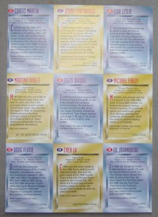 Sports Illustrated Kids Trading Cards Series 3 Uncut Page Tiger Woods Ungraded 2