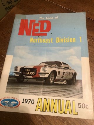 1970 - - - - - - Northeast Division,  Nhra (ned) Official Program