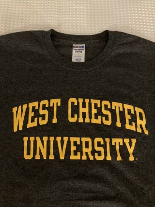 West Chester University Golden Rams Tee Shirt (l) By Jerzees Pre - Owned
