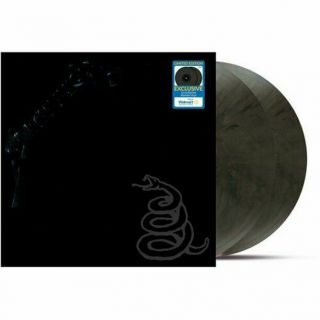 Metallica Black Album Vinyl Record Lp Blacker Marble Color