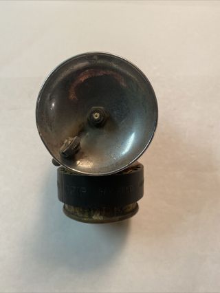 Antique JUSTRITE Brass Coal Miners Lantern 4 