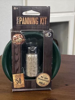 Discovery Channel Gold Rush Pan Off Panning Kit - Learn How To Be Aprospector