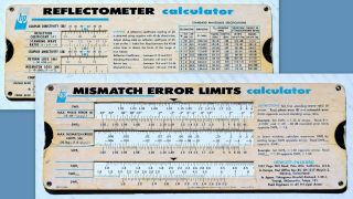 Hp Reflectometer & Mismatch Error Limits Calculator/sliding Nomograph -