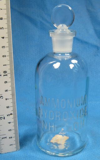 T.  C.  W.  250 Ml Embossed Bottle Nh4oh Aa