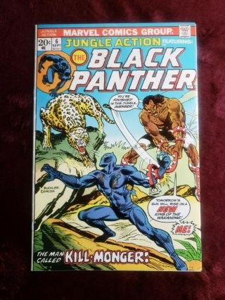 Jungle Action 6 (1973),  Marvel Bronze Age Key,  Kill - Monger,  Black Panther,  Fn,