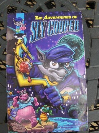 Adventures Of Sly Cooper 1 - Sony - Comic Book - Rare - Nm