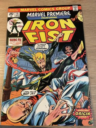 Marvel Premiere 15 (1974) Origin & 1st Appearance Of Iron Fist