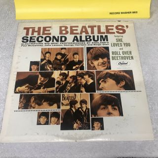 The Beatles Second Album Lp 64 Capitol Mono T 2080 Scranton Press Plays Ex Vg,