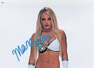 Mandy Rose Wwe Star Hand Signed Photo With