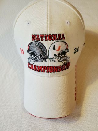 Ohio State University Hat National Champions 2003 Osu Buckeyes Adjustable Cap