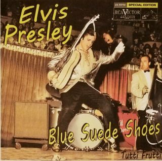 Elvis Presley Blue Suede Shoes/tutti Frutti 447 - 0609 Bootleg Picture Sleeve Only