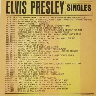 Elvis Presley Blue Suede Shoes/Tutti Frutti 447 - 0609 Bootleg Picture Sleeve Only 2