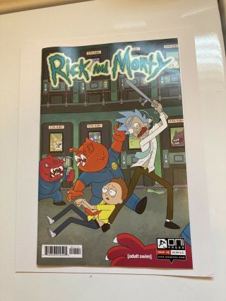 Rick And Morty Comic Book Issue 1 First Print 2015 Oni Press Justin Roiland