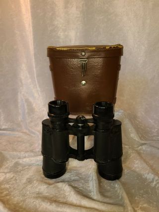 Vintage Kendon 8x40 Binoculars W/ Leather Case