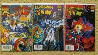 Earthworm Jim 1,  2,  3 First Printing Complete Set Vf/nm,