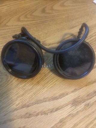 Vintage Safety/welding Goggles Motorcycle Aviator Pilot Steampunk