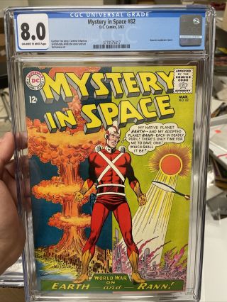 Mystery In Space 82 - Cgc 8.  0 - Atomic Explosion Cover