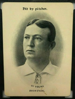 1906 Fan Craze A.  L.  CY YOUNG (HOF) BOSTON AMERICANS SGC GRADED 3.  5 VINTAGE KEY 3