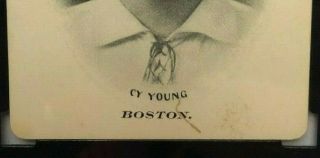 1906 Fan Craze A.  L.  CY YOUNG (HOF) BOSTON AMERICANS SGC GRADED 3.  5 VINTAGE KEY 5