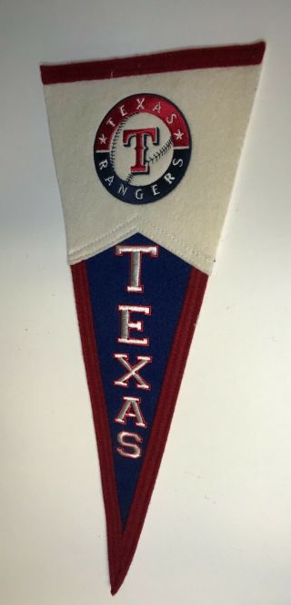 Texas Rangers Pennant Flag Banner