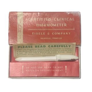 Vintage Eisele & Company 283 Redet Stubby Clinical Thermometer
