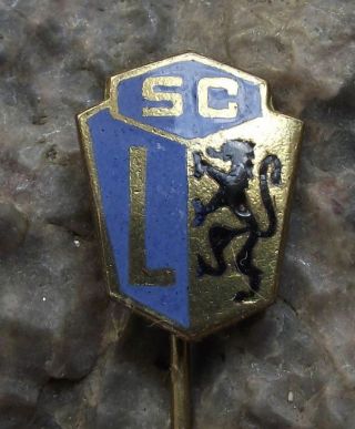 Antique Sc Sportclub Leipzig East Germany Ddr Gdr Football Soccer Team Pin Badge