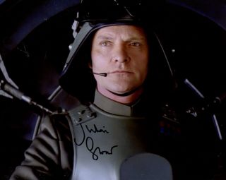 Star Wars Actor Julian Glover As General Veers Signed 8x10 Scene Photo