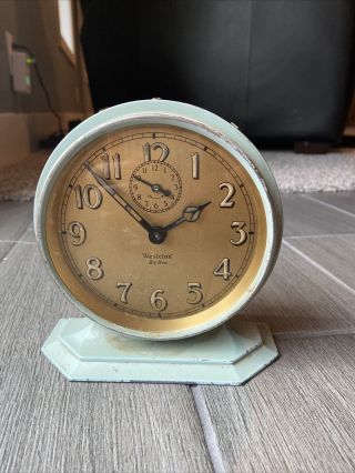 Vintage Big Ben Brass Alarm Clock By Westclox And Made In The Usa