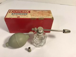 Kantleek Atomizer R 1511 Rexall United Drug Company Vintage Medical Glass