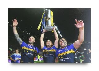 Jamie Peacock Signed 6x4 Photo Leeds Rhinos Rugby League Autograph,