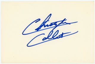 Christopher Collet - Manhattan Project/sleepaway Camp/the Langoliers/signed Card