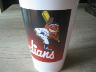 Chief Wahoo Cleveland Indians Plastic Drinking Cup 1932 1933 Municipal Stadium