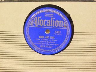 Billie Holiday Jazz 78 Body And Soul Bw What Is This Going To Get Us On Vocalion