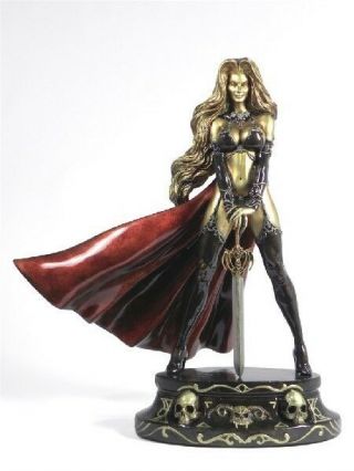 Cs Moore Lady Death Faux Bronze Traditional Version Statue Factory