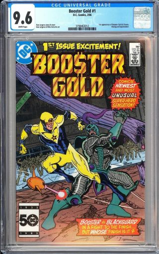 Booster Gold 1 Cgc 9.  6 Wp 1986 3798463012 1st Booster Gold & Skeets
