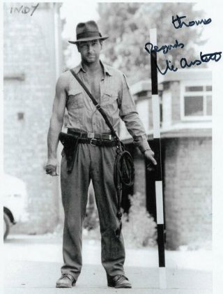 Vic Armsrong British Stuntman - Indiana Jones,  James Bond Films Etc Signed 8x10