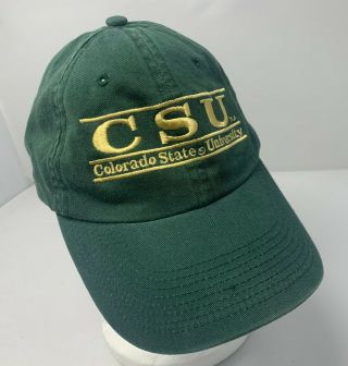 1995 Vtg Colorado State Rams Snapback Hat Green University Usa Ncaa Csu The Game