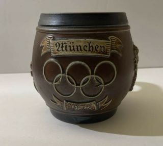 Vintage Munich Olympics 1972 Souvenir Mug Made In West Germany.  Munchen