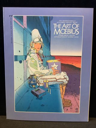 The Art Of Moebius Epic/marvel 1989 Sc 68 Pgs.  Heavy Metal Artist