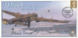 617 Sqn La Pallice Attack On U - Boat Pens Signed A Beck Parsons Nco Electrical